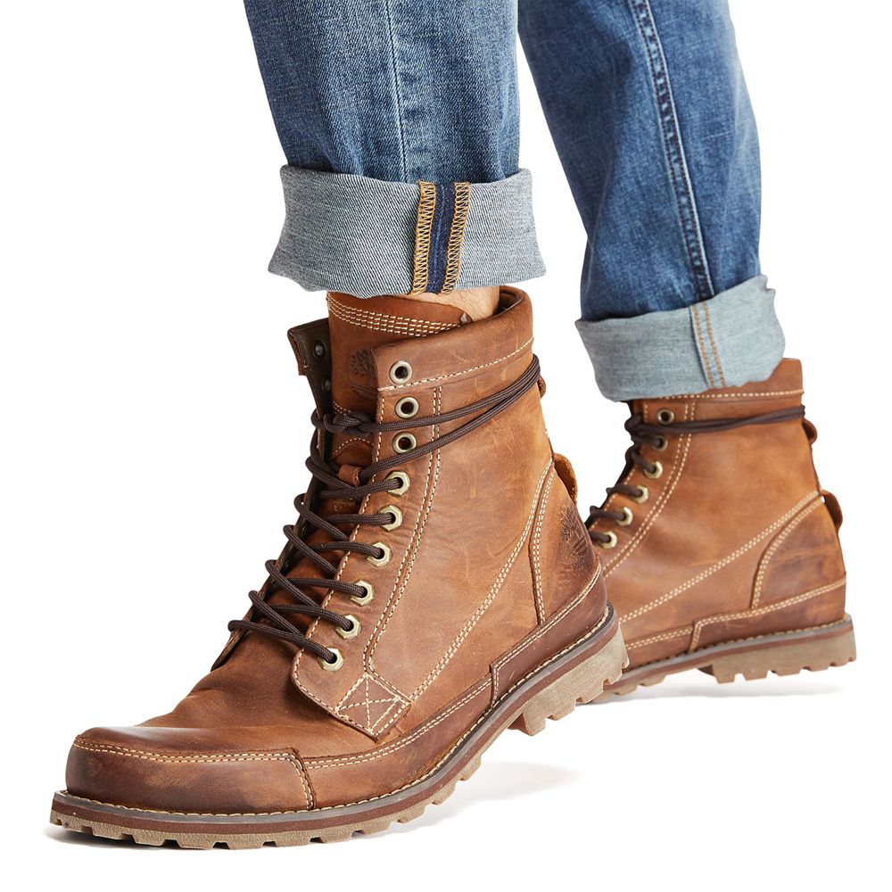 Bocanci 6-Inch Timberland Barbati Maro - Earthkeepers® Original - Romania - MHUGLZ095